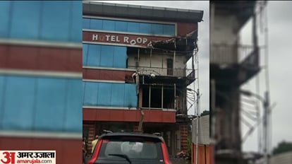Himachal Weather: मंडी के सुंदरनगर में होटल पर रात में गिरी आसमानी बिजली, 20 लाख का नुकसान Himachal Weather Lightning fell on the hotel in Sundernagar Mandi at night