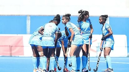 Indian womens hockey team beat England 6-2 secured third place in the four-nation tournament