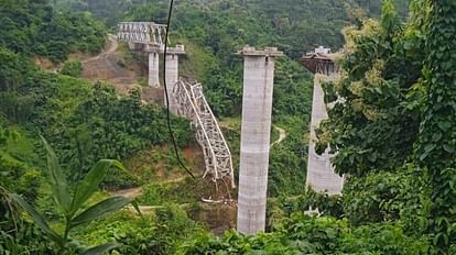 Railways says Mizoram incident due to collapse of gantry launched on under construction bridge