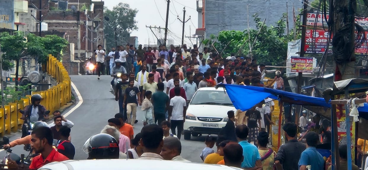 Nilesh Mukhiya Murder Case: Protest in Patna after Nilesh Yadav's death, Patliputra area closed, Bihar Police