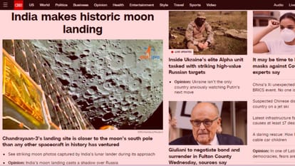 Chandrayaan 3  World  Media Reactions On Chandrayaan Successful Moon Mission