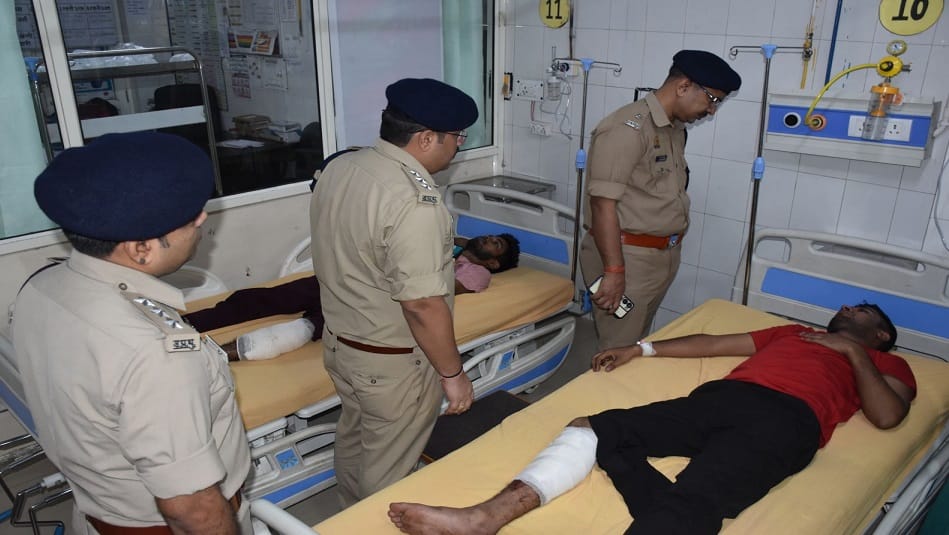 BJP leader murder accused and police encounter in Moradabad