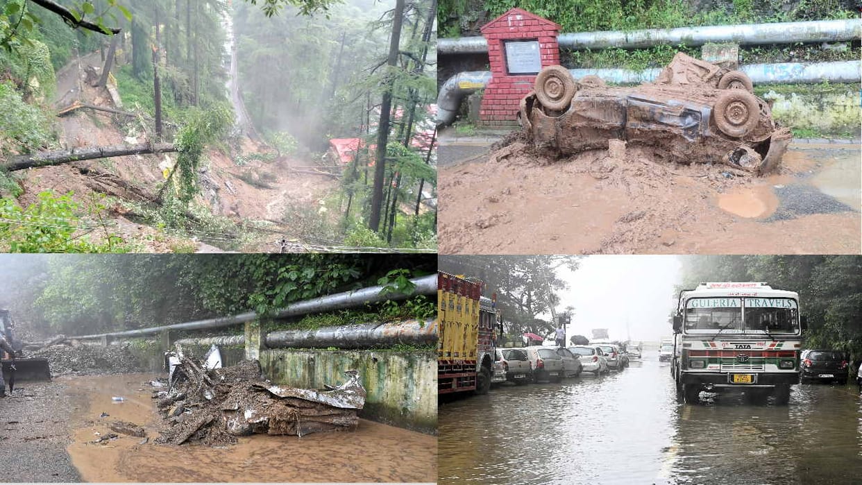 Shimla Rains: After 122 years, 201 mm of rainfall  in Shimla in 24 hours, panic due to thunderstorm amid rain