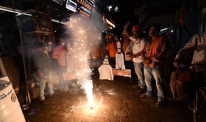 Chandrayaan-3 Successful landing worship in Kalabhairav temple and Vishwanath Dham