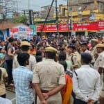 नीलेश मुखिया की शव यात्रा में उमड़ी लोगों की भीड़।