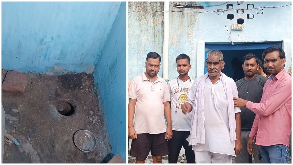 Gold and silver ornaments were hidden inside ground thieves stole away
