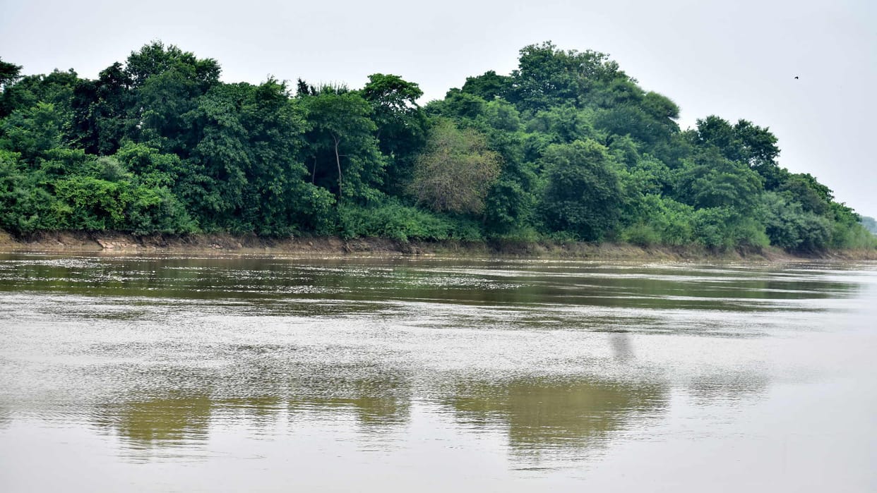 Rapti water level rises in Birdghat Saryu down