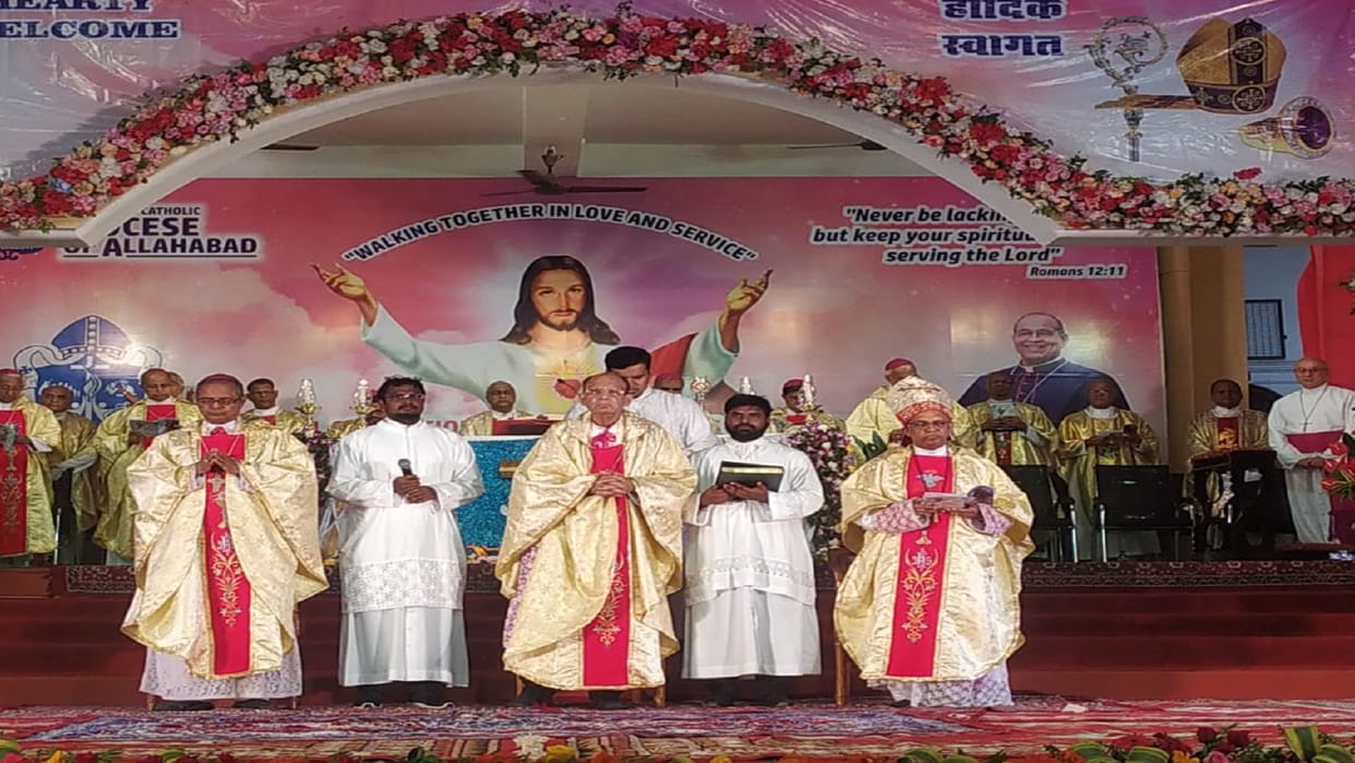 ather Lewis, Bishop of Diocese of Allahabad, took charge, appointed by Pope Francis of Rome