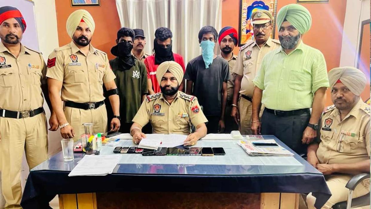 Jalandhar Dehat police arrested seven people for looting