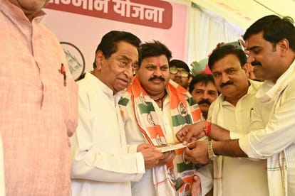 Shock to BJP, son-daughter-in-law of former minister and daughter-in-law of ex-governor join Congress