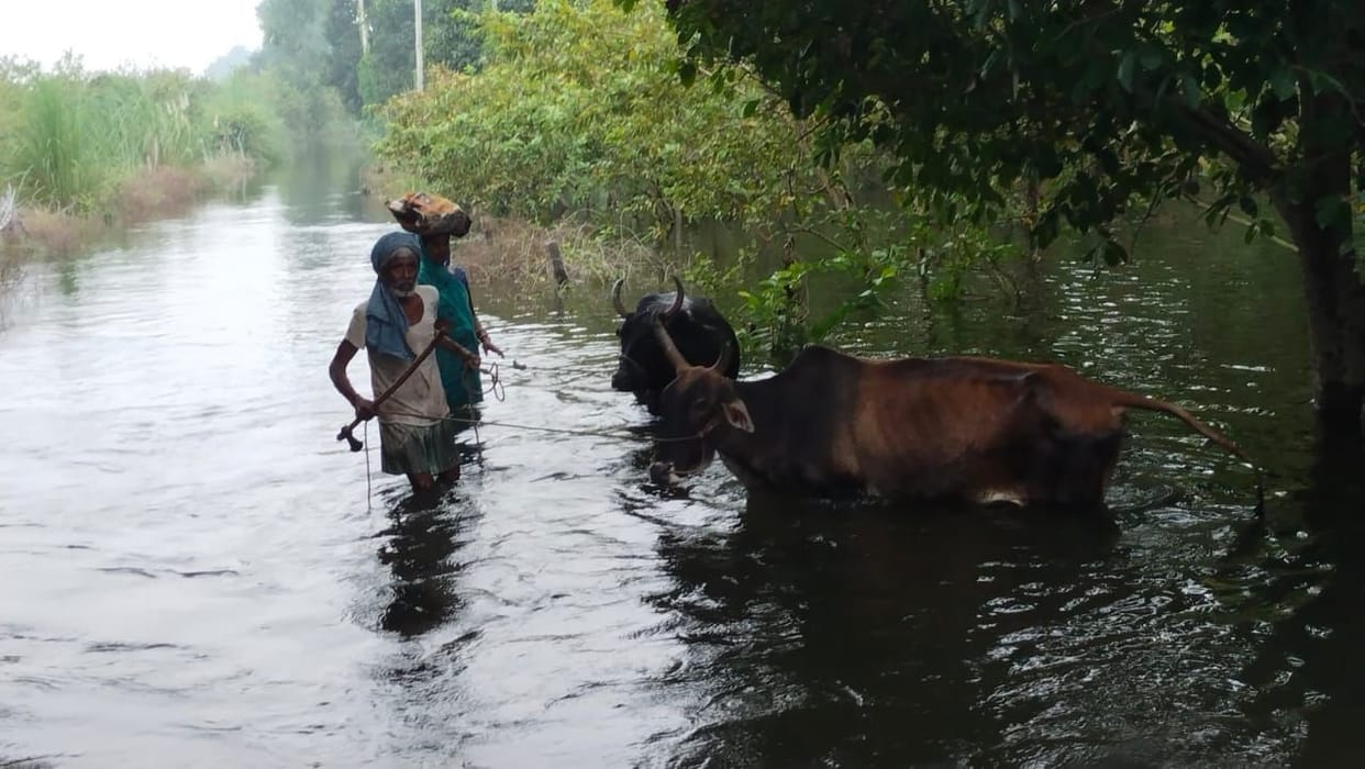 Flood in Kanpur, Water entered 11 villages, 15 families sent to relief camp, DM inquired about the condition o