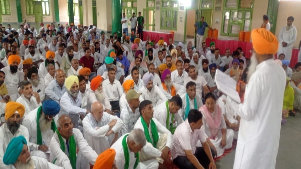 Announcement of farmers in Haryana, Processions will taken out at district headquarters on September 10