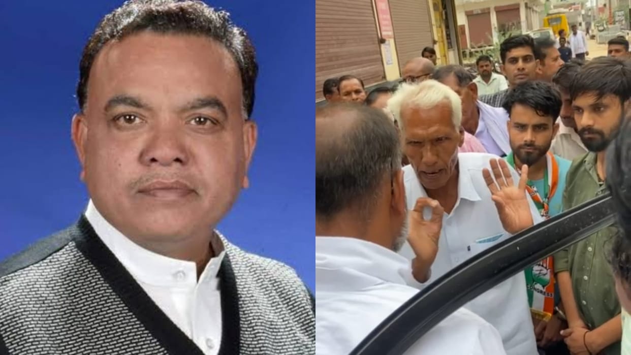 MLA Ashok Bairwa father Dalchand Bairwa protested against ticket in Sawai madhopur