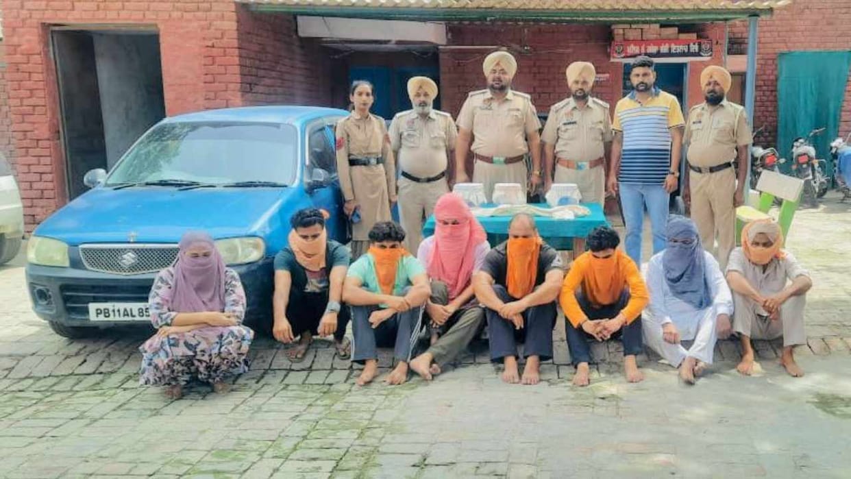 Moga police busted the robbery gang