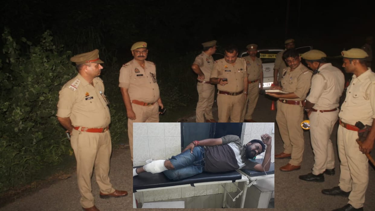 Meerut: Accused Kasif arrested in police encounter in case of shot a Businessman Jalaluddin
