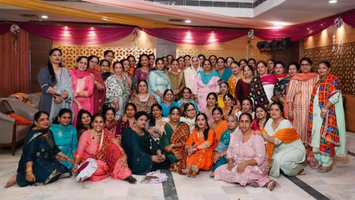 Women employees celebrated Teej in Punjab Civil Secretariat