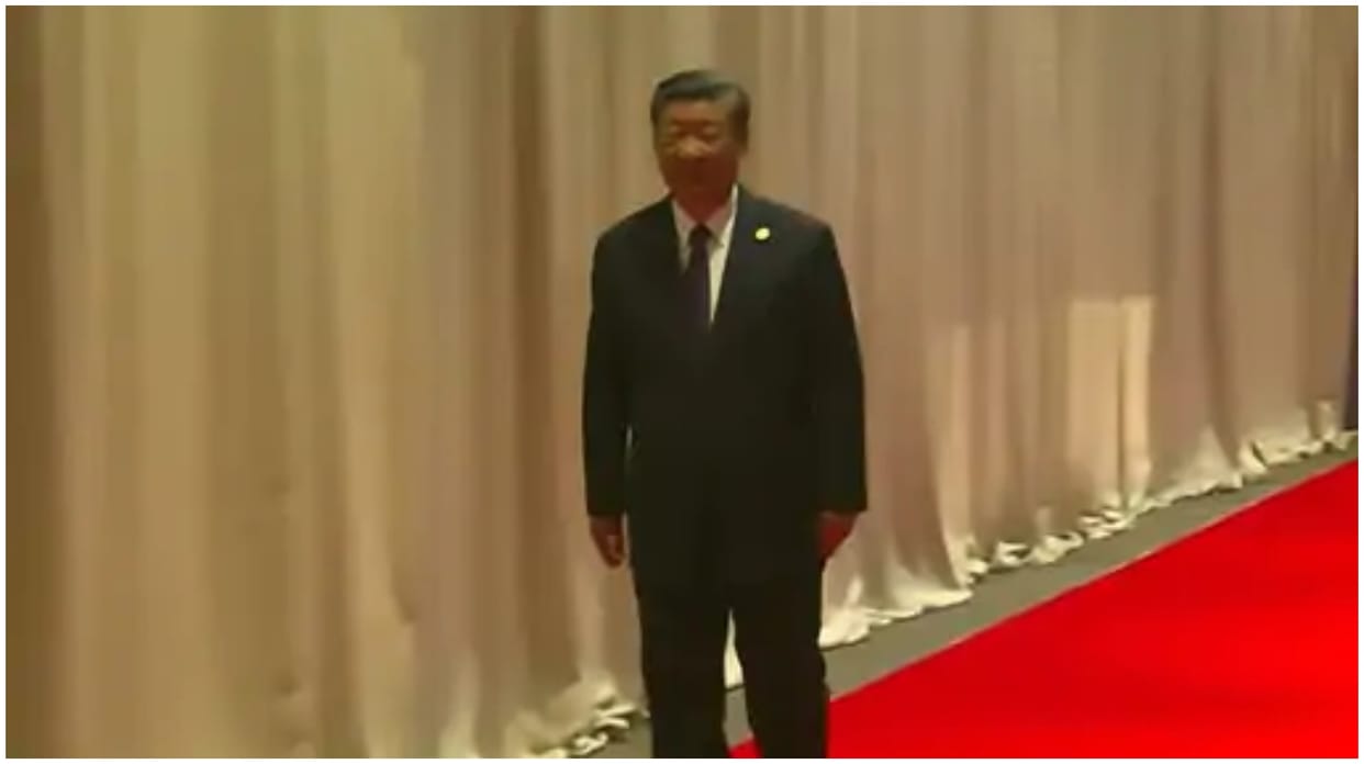 China president jinping in South Africa at the ongoing 15th BRICS Summit in Johannesburg