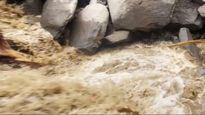 Woman washed away in Sensiwala Khad Baddi Solan Himachal Pradesh