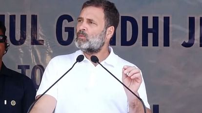 rahul gandhi address public meeting at kargil ladakh