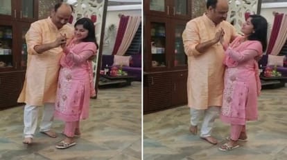 Sania-Saurabh: सौरभ ने सानिया का हाथ पकड़ नचाया, माथे पर चूमा...गले लगाया; पति का हनीट्रैप वाला आरोप कितना सच? Sania Akhtar and Saurabh Kant Story anniversary pictures viral woman accused of honeytrap