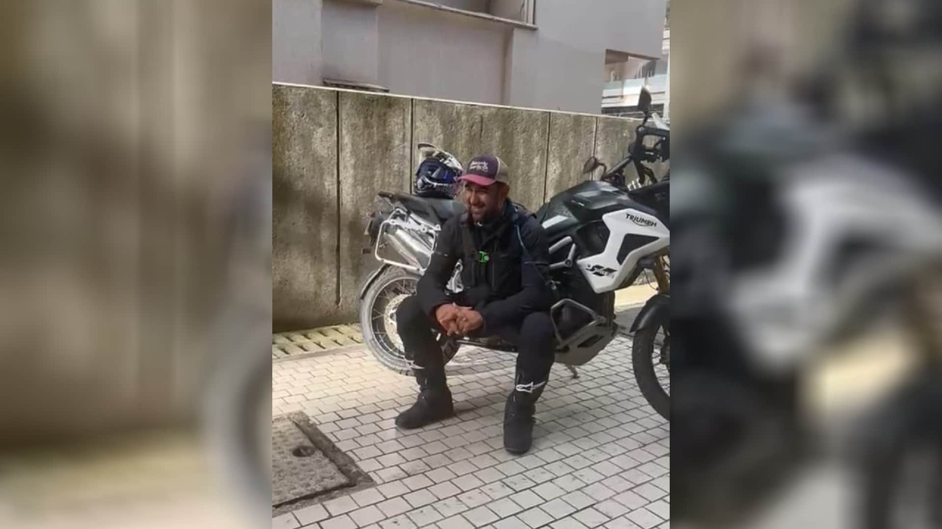 Amit Sadh left for a month long Journey of India on motorcycle trip starts from Mumbai will end in Leh Ladakh