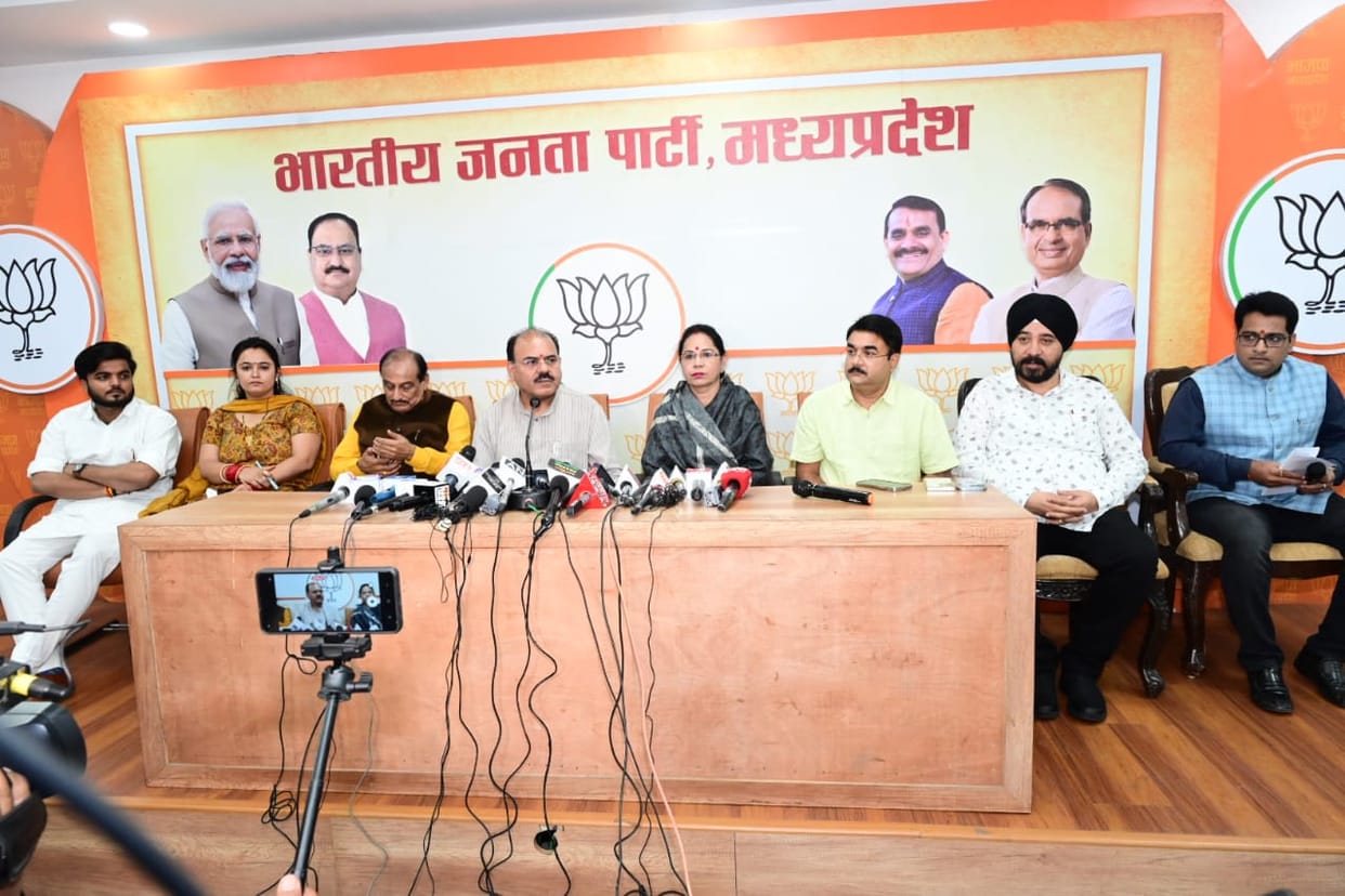 MP News: Big allegation of BJP, Bhagwandas Sabnani said – Congress giving protection to miscreants and adulter