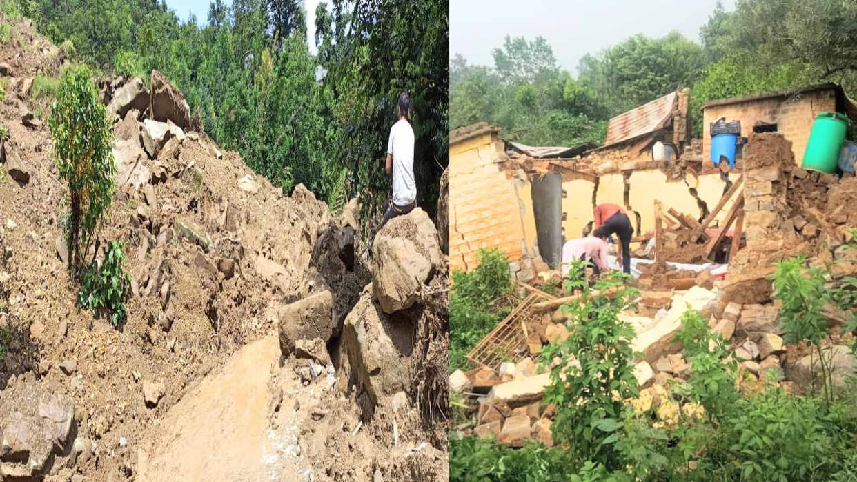 Himachal Weather: Road connectivity of Kullu-Manali and Lahaul has been cut for 60 hours, 40 houses in danger