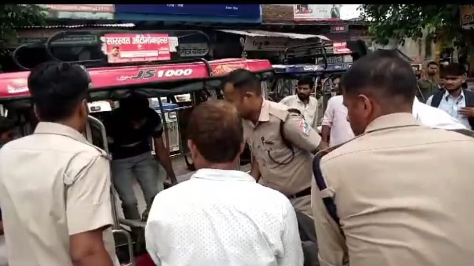 ticket collector death during board in train mathura news