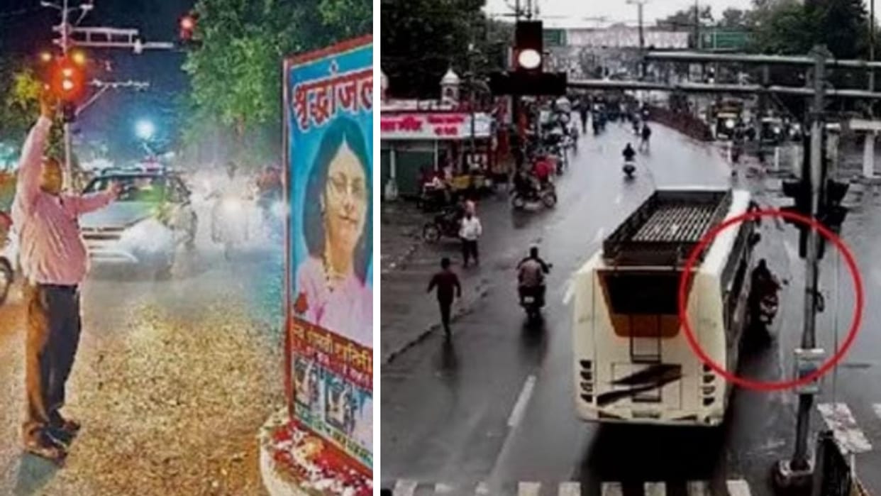 A unique tribute: where the daughter died in an accident, now the relatives are managing the traffic