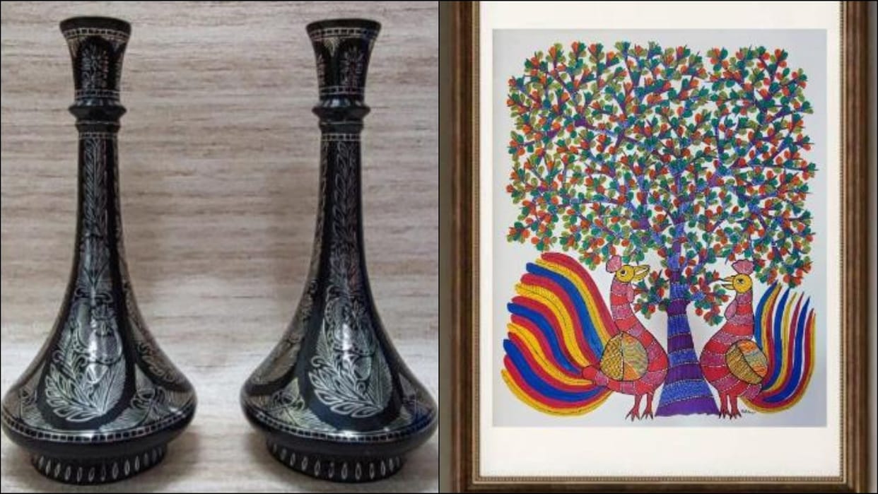 PM Modi gifts Bidri Surahi to President Cyril Ramaphosa Nagaland shawl to First Lady of South Africa
