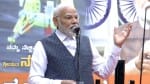 बंगलूरू पहुंचे पीएम मोदी।