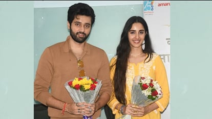 Gadar 2 actors in Amar Ujala Office in Lucknow.