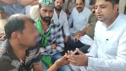 Student beaten case UP: Minister Jaiveer Singh, Jayant Chaudhary and Owaisi spoke to the victim father