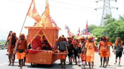 Rampur: Bareilly Moradabad highway buzzing with kanwariyas,highway will remain closed Sunday