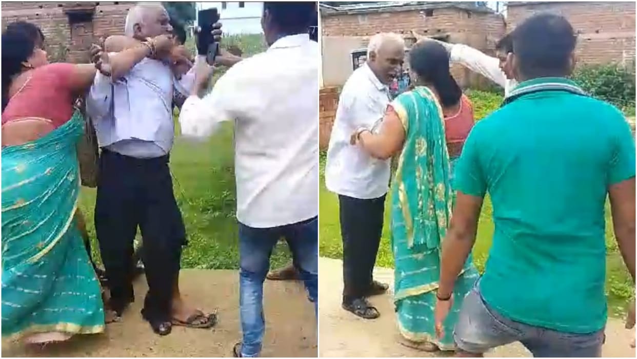 Against arbitrariness of teachers, villagers locked primary school in Jamui, beat up block education officer