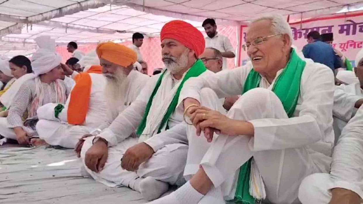 In Alwar, Rakesh Tikait said that the policy of the king of the country is to fight and rule the people.