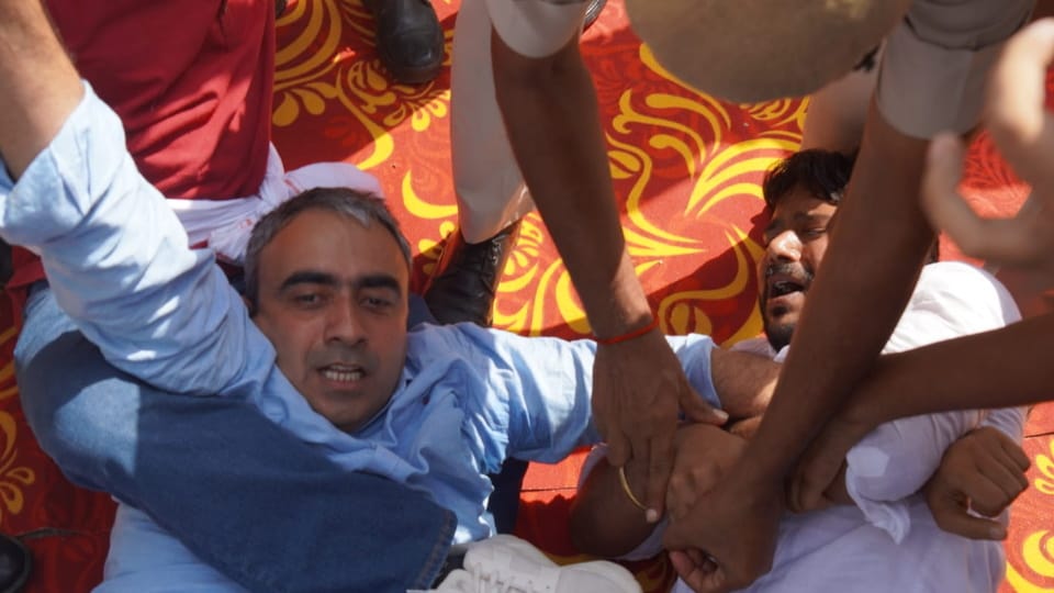 Chandigarh Police arrested Aam Aadmi Party's senior vice president Anurag Dhanda