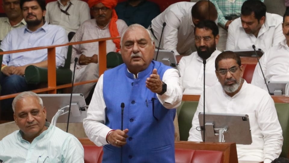 Former Cm Bhupendra Hooda slams haryana government