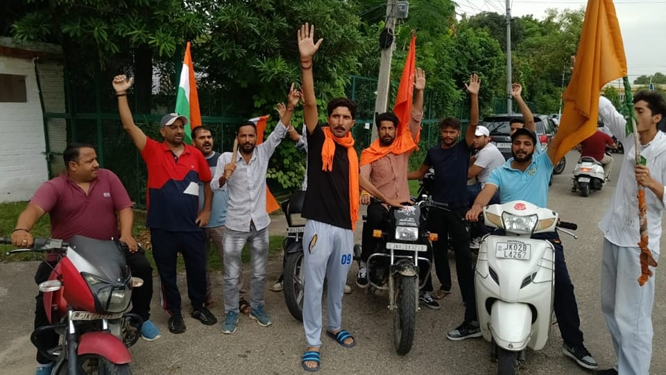 sarore toll plaza row: residents and opposition parties protest at various places in city after jammu bandh ca