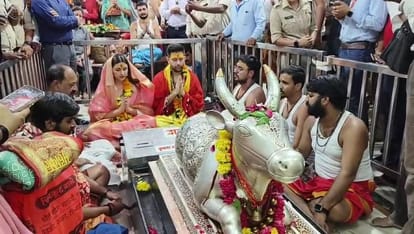 Mahakal: Parineeti and Raghav reached the court of Mahakal, worshiped from Nandi Hall