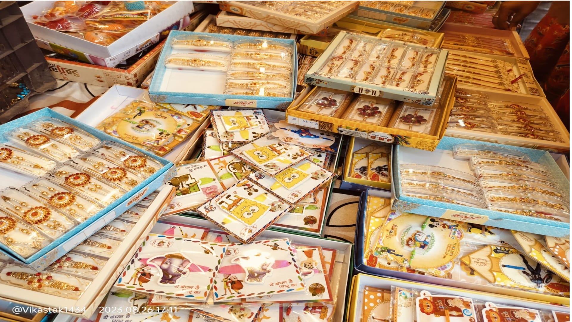Ajmer See the pictures of the beautiful market decorated with rakhis Decorated market on Raksha Bandhan