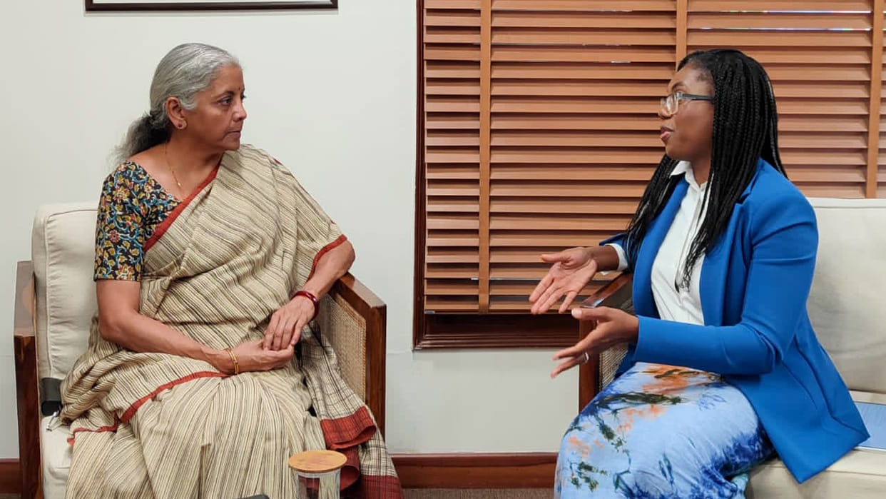 Finance Minister Sitharaman met Britain's Trade Minister Badenoch, discussed investment and FTA