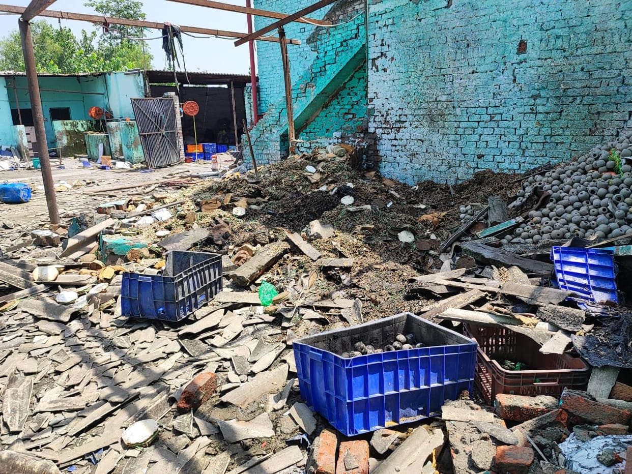 Saharanpur: explosion in firecracker factory, laborer from Siddharthnagar died due to fire