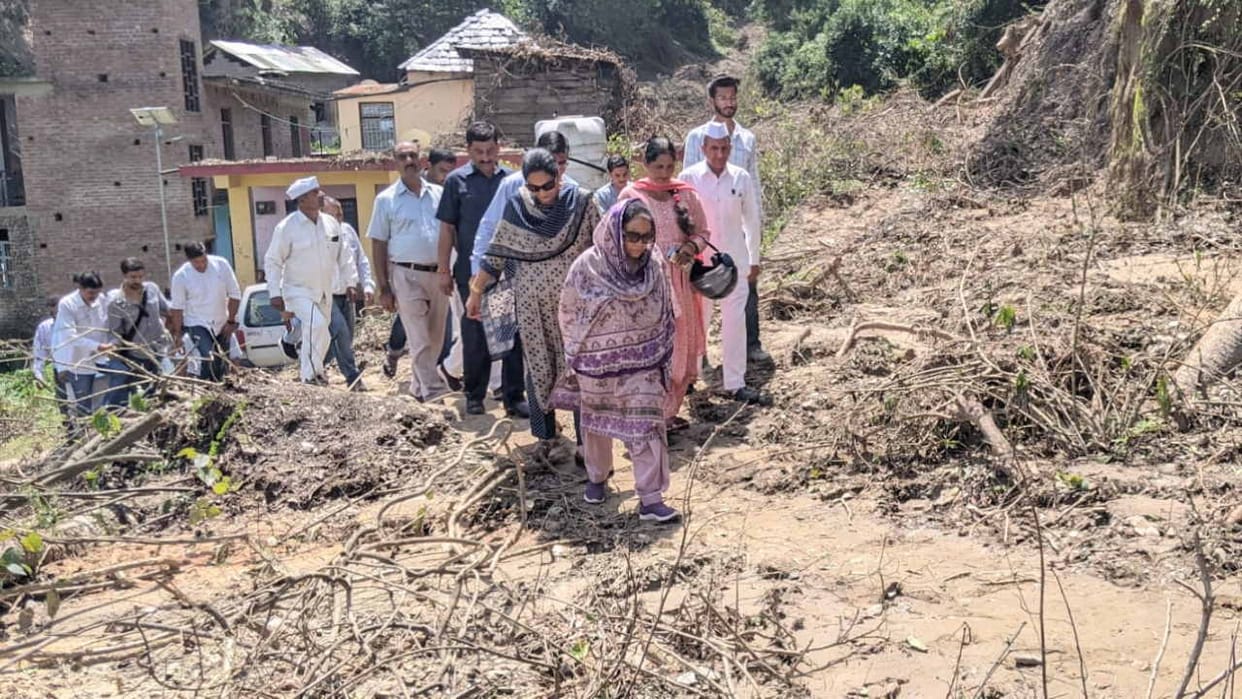 Pratibha singh said  Center should declare national disaster in Himachal