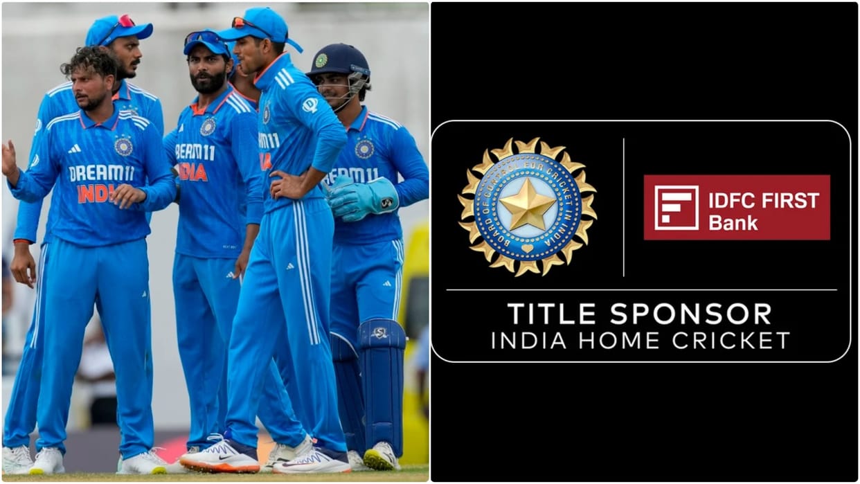 IDFC First Bank became the title sponsor of India's domestic matches, deal worth 987.84 crores