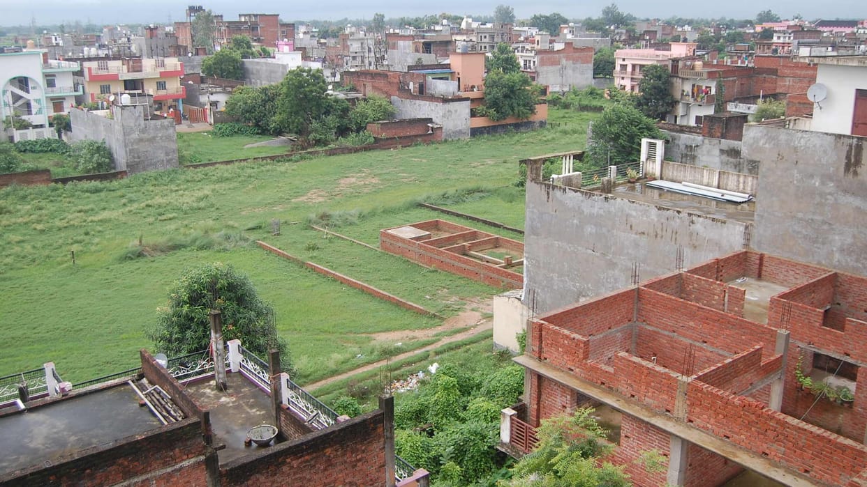 Development changed picture price of land increased as soon as road network was laid