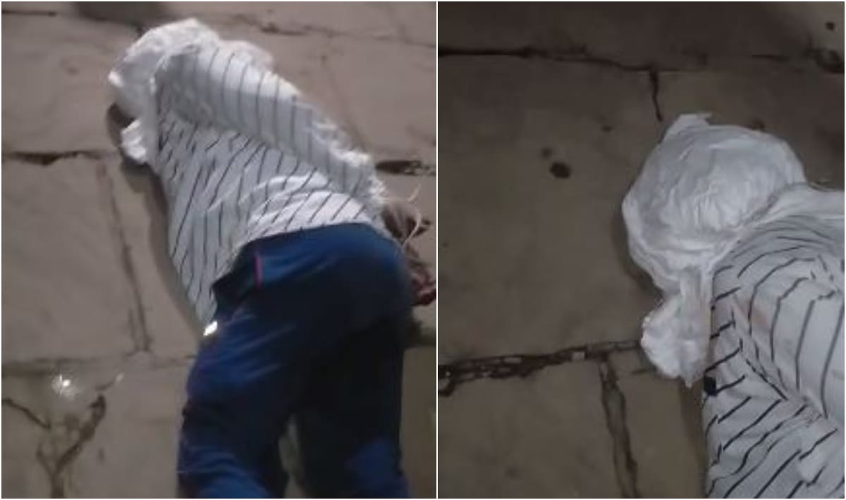 First called from home then tied hands and put mask on face injured after beating