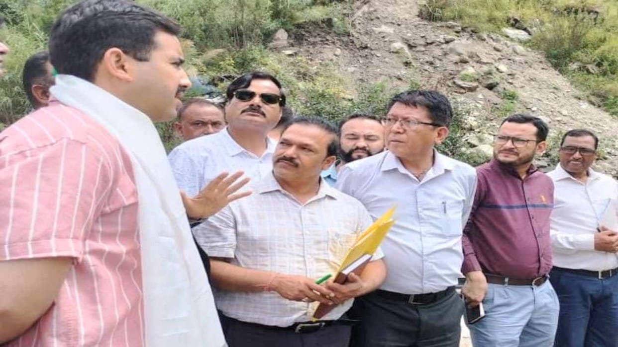 Vikramaditya Singh said - Modern bridge will be constructed on Brauni Khad