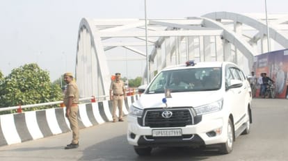 Varanasi: निरीक्षण के दौरान मुख्य सचिव दुर्गाशंकर मिश्र ने अधिकारियों को दी हिदायत, 'लेन का काम जल्द पूरा हो' During the inspection Chief Secretary Durgashankar Mishra instructed the officials, 'The work of the lane sho