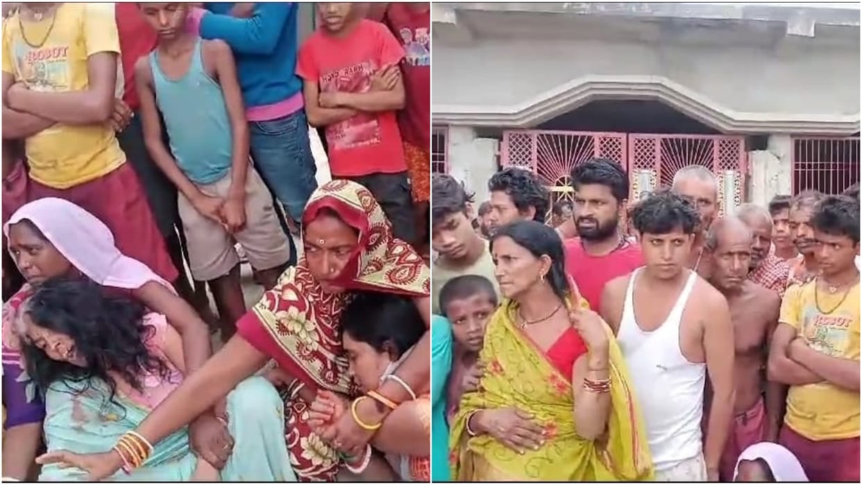 A child who went to bathe in Ganges with his grandmother was crushed to death by a car in Samastipur